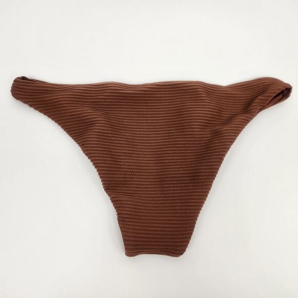 L*Space Sol Bikini Bottom in Coffee Brown Size Small NWT - Picture 2 of 3